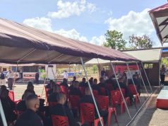 Waka Polda Maluku berkesempatan berikan arahan kepada personil Brimob Kompi III Batalyon C Pelopor Saumlaki