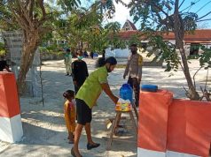 Bhabinkamtibmas Matakus Hadir dan Amankan Ibadah Minggu Di Gedung Gereja Maranatha Matakus