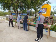 Personil Polres Kep. Tanimbar rutin giat Protokol Kesehatan di lingkungan Mako Polres