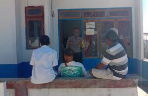 Giat Sambang Bhabinkamtibmas Lelingluan kepada Staf Desa Lelingluan ajak 4M