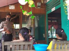 Giat Bhabinkamtibmas Lermatang tentang Edukasi 4M