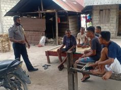 Bhabinkamtibmas Lingat Giat Edukasi 4M kepada kelompok Pemuda Desa