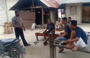 Bhabinkamtibmas Lingat Giat Edukasi 4M kepada kelompok Pemuda Desa