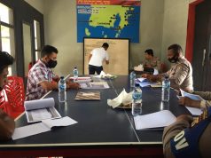 Kapolsek Tanimbar Selatan Pimpin Giat Gelar Perkara Unit Reskrim, terhadap 2 kasus Perlindungan Anak di bawah Umur
