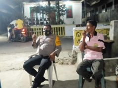 Bhabinkamtibmas Olilit Timur Laksanakan Giat Patroli Desa Sampaikan Arahan Tentang Edukasi, Sosialisasi dan Himbauan Pendisiplinan Penerapan Protokol Kesehatan Pencegahan Covid-19
