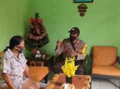 Giat Kunjungan Bhabinkamtibmas Olilit Barat dan berikan Edukasi 4M