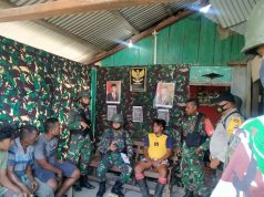 Bhabinkamtibmas Bomaki Giat Sambang ke POS 01 MORELA Lat giat Pratugas Satgas Pam Rahwan SNS 734 Saumlaki