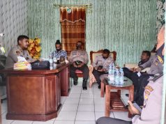 Kapolsek Tanimbar Selatan Pimpin Giat Anev mingguan bersama para Kanit Polsek