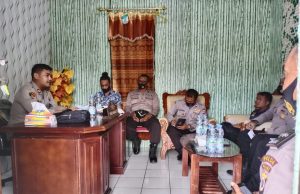 Kapolsek Tanimbar Selatan Pimpin Giat Anev mingguan bersama para Kanit Polsek