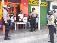 Kanit Samapta Polsek Tanimbar Selatan Pimpin personil Giat Ops Imbangan Yustisi