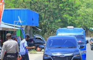 Giat Ops Yustisi Polsek Wertamrian dalam mendukung Ops Aman Nusa II Polres Kep. Tanimbar