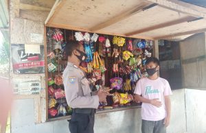 Giat Operasi Yustisi Bhabinkamtibmas Lauran terhadap Pemilik Kios dan Tempat Usaha