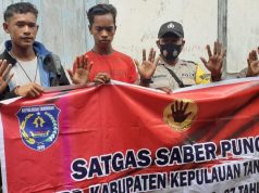 Kepada Warga Desa, Bhabinkamtibmas Ritabel Sosialisasikan Perpres Nomor 87 Tahun 2016 tentang Satgas Saber Pungli