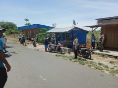 Bhabinkamtibmas Bersama Babinsa Sifnana Laksanakan Giat Sinergitas TNI-POLRI Dalam Amankan Pengukuran Tanah Bapak Lazarus Laratmasse