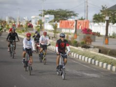 Rombongan Waka Polda Maluku Giat Gowes bersama Tim Gowes Kepulauan Tanimbar