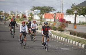 Rombongan Waka Polda Maluku Giat Gowes bersama Tim Gowes Kepulauan Tanimbar