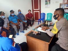 Bhabinkamtibmas Lauran amankan dan hadiri Giat Pertemuan di Desa