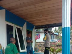 Giat Kunjungan Bhabinkamtibmas Lelingluan Kepada Bapak Marthen Sianressy Terkait Situasi Menjelang Natal