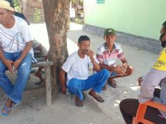 Giat Sambang Bhabinkamtibmas Lingat Ingatkan Pakai Masker
