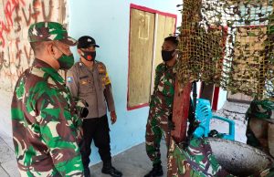 Giat DDS Bhabinkamtibmas Bersama Babinsa Wowonda Sambang Personel TNI – AD Batalyon Infantri SNS