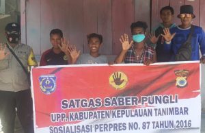 Perpres Nomor 87 Tahun 2016 tentang Saber Pungli disosialisasikan Bhbabinkamtibmas Ritabel