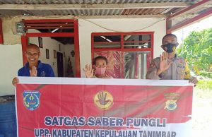 Giat Sosialisasi Saber Pungli Bhabinkamtibmas Lauran