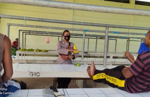 Bhabinkamtibmas Kabiarat Kunjungi Warga Sampaikan Aturan Perlindungan Anak