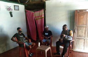 Bhabinkamtibmas Desa Persiapan Ilngei Barat Himbau Patuhi Prokes