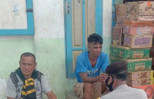 Bhabinkamtibmas Lelingluan Giat Sambang Himbau Warga Pakai Masker dan Rajin Cuci Tangan
