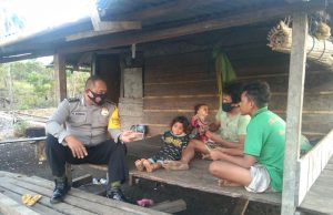Bhabinkamtibmas Desa Persiapan Ilngei Barat Giat DDS Bapak Paulus Wermasubun Pesan Kamtibmas