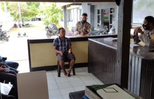Giat Pemecahan Permasalahan laporan Penyerobotan Tanah Warga oleh Bhabinkamtibmas Olilit Barat