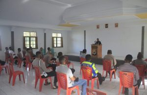 Personil Agama Kristen Prostestan Polres Kep. Tanimbar Giat Ibadah Binrohtal di Aula Bhayangkara