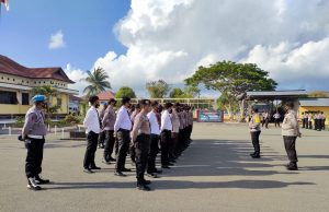 Usai Pimpin apel pagi, Waka Polres Kepulauan Tanimbar Giat Briefing personil Polsek Tanimbar Selatan