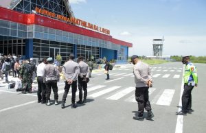 Giat rutin Pengamanan Pelaku Perjalanan oleh personil Ops Aman Nusa II Polres Kep. Tanimbar