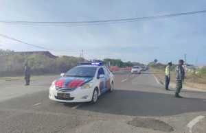 Kasat Lantas Pimpin Giat Pengawalan terhadap Kasum TNI dan Rombongan