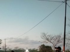 Bhabinkamtibmas Sifnana Amankan Reli Bulan Rosario Lokasi Depan Monumen Wetole