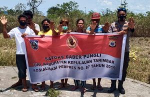 Giat Satgas Saber Pungli Bhabinkamtibmas Welutu Kepada Warga