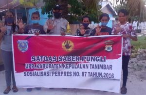 Bhabinkamtibmas Ritabel Giat Satgas Saber Pungli Kepada Pemuda Desa
