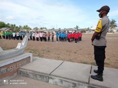 Bhabinkamtibmas Romean amankan Giat Jambore PKK