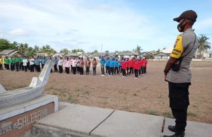 Bhabinkamtibmas Romean amankan Giat Jambore PKK