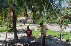 Bhabinkamtibmas Adodo Molu Giat DDS Warga Sampaikan Pesan 4M