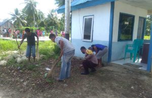 Bhabinkamtibmas Marantutul Giat Baksos Bersama Linmas dan Koordinas Terkait Situasi Kamtibmas