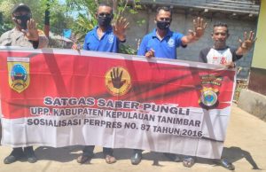 Giat Satgas Saber Pungli Bhabinkamtibmas Sifnana Kepada Pemuda Desa