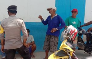 Bhabinkamtibmas Lelingluan sambangi warga dan edukasi Pencegahan Covid-19