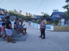 Bhabinkamtibmas Amdasa Giat Sambang dan Edukasi 4M