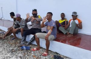 Bhabinkamtibmas Werain Sambangi Warga Minta Warga Budayakan Antri