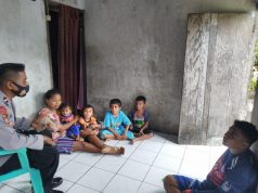 Bhabinkamtibmas Amdasa Giat DDS Keluarga Sarbunan Sampaikan Pesan Kamtibmas