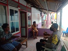 Giat DDS Bhabinkamtibmas Latdalam Sosialisasikan Prokes Covid-19 4M