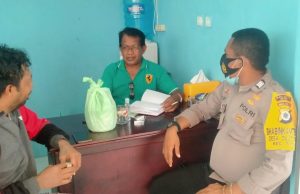 Bhabinkamtibmas Olilit Timur Giat Sambang Bapak Cornelis Fanumby Pihak Kesehatan Desa Olilit