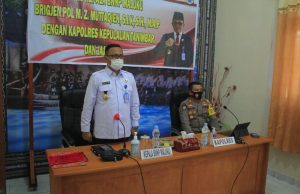 Giat Tatap Muka Personil Polres Kepulauan Tanimbar bersama Kepala BNN Provinsi Maluku dan Rombongan